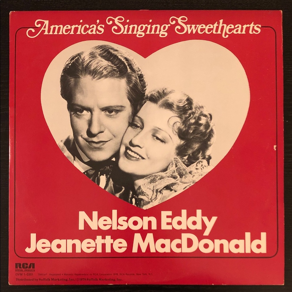 Nelson Eddy & Jeanette MacDonald Vinyl Album America’s Singing Sweethearts 1978